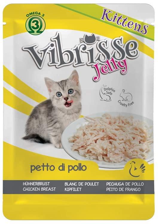 

Блок паучей для котят Croci VIBRISSE JELLY куриная грудинка в желе 18 шт * 70 г