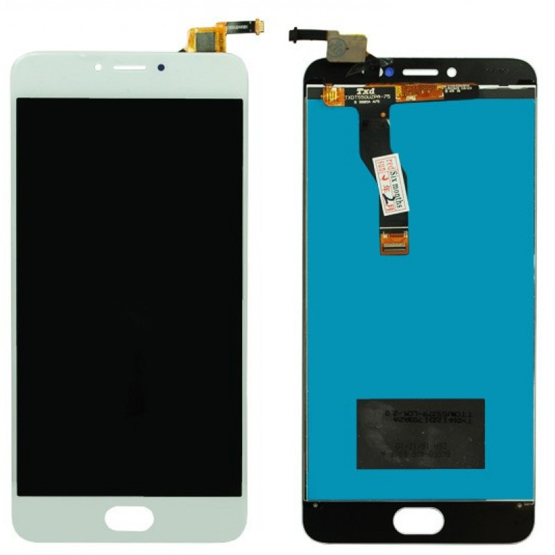 

Дисплей для Meizu M3 Note белый (LCD экран, тачскрин, стекло в сборе) High Copy