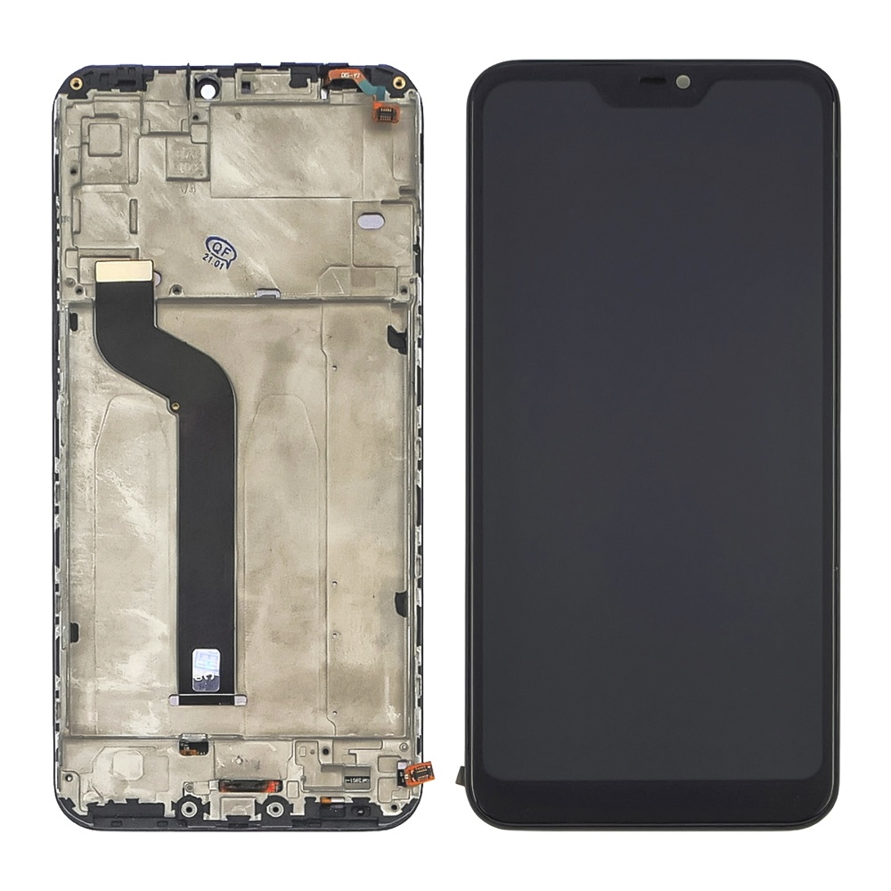 

Дисплей для Xiaomi Redmi 6 Pro/ Mi A2 Lite с чёрным тачскрином и корпусной рамкой