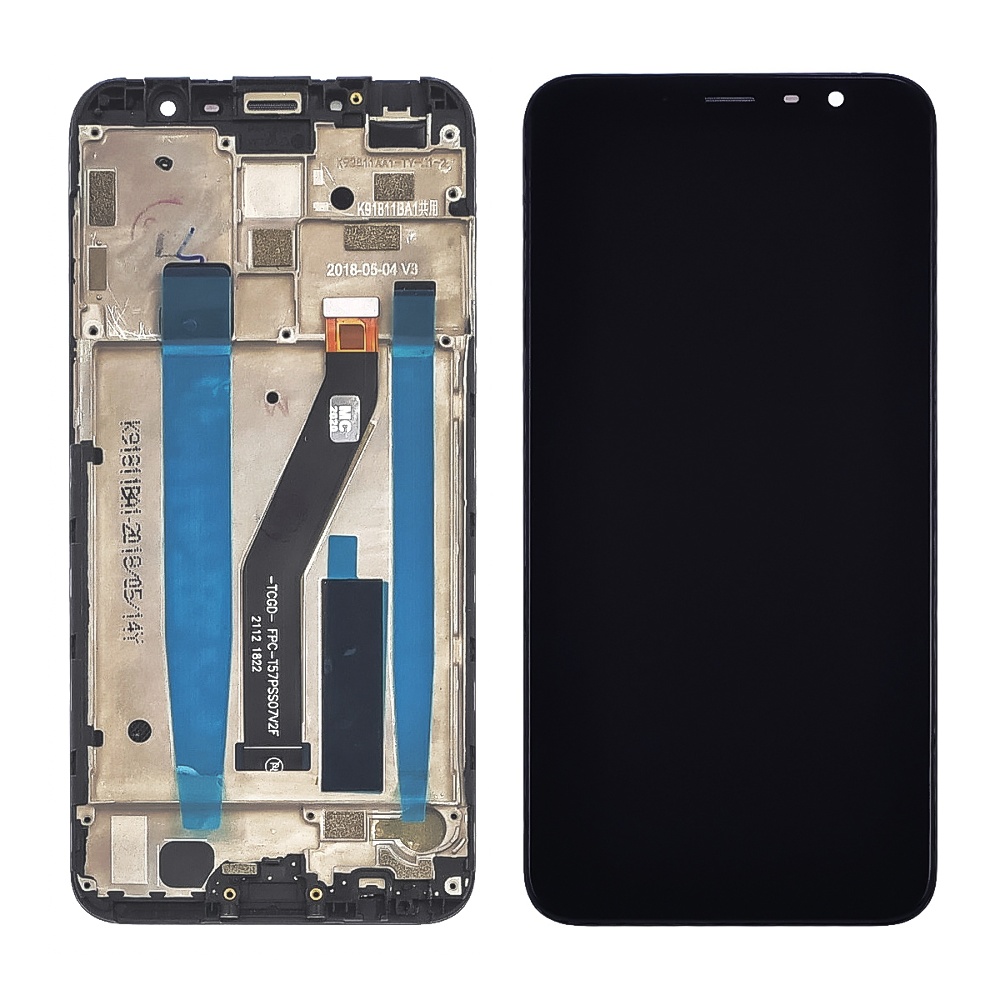 

Дисплей для Meizu M6T с чёрным тачскрином и корпусной рамкой