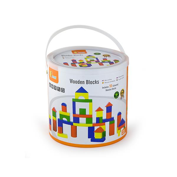 

Набор строительных блоков Viga Toys 50 шт., 3,5 см (59542)