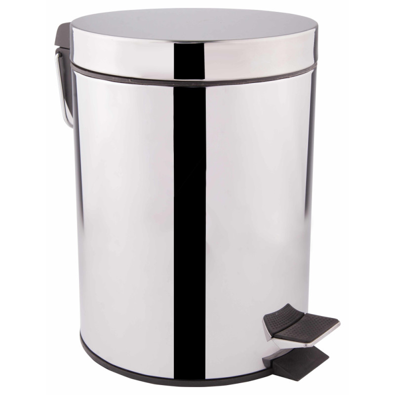 

Ведро для мусора Q-Tap Liberty CRM 1149 (QTLIBCRM1149) 5л хром