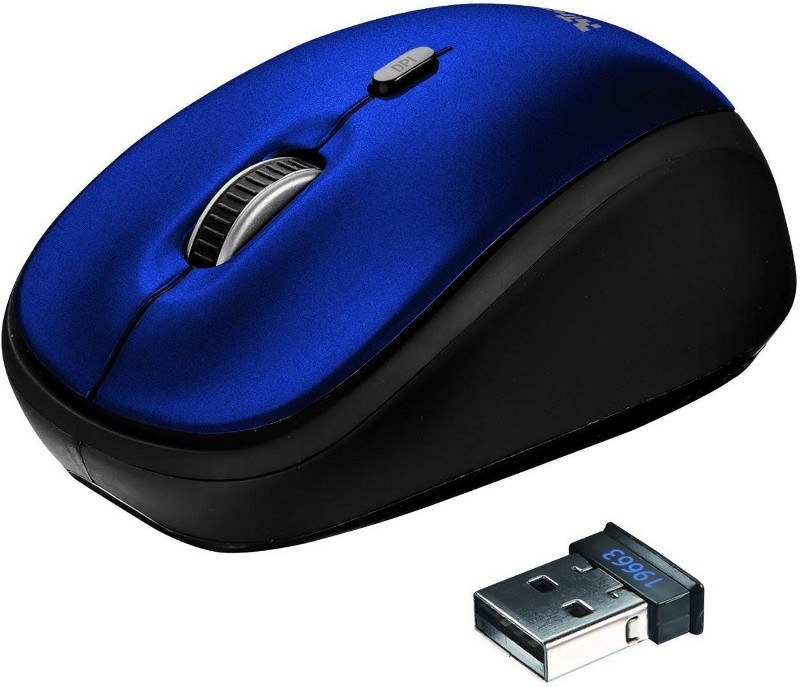 

Мышь Wireless Trust Yvi (19663) Blue USB