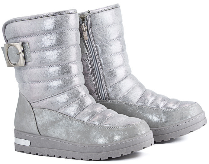 

Дутики Violeta 9-742-grey 36 Серебристый