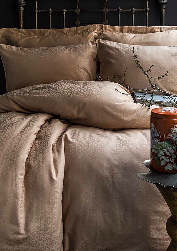 

Постельное белье Issimo Home Monte евро бежевый 200х220