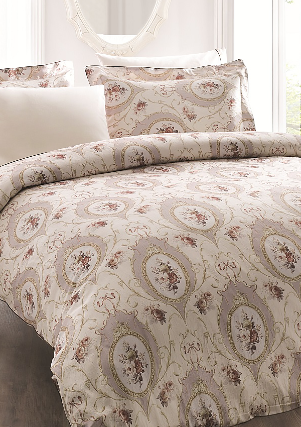 

Постельное белье Tivolyo Home Angel евро 6 предметов кремовое 200х220