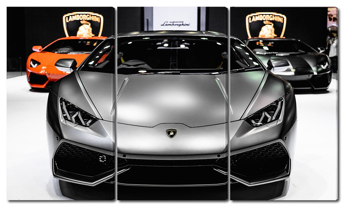

Модульная картина Interno Холст Автошоу 164x93см