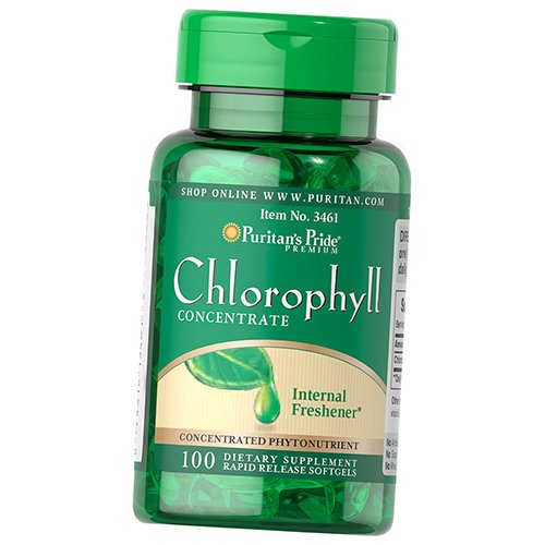 

Хлорофилл Концентрат, Chlorophyll Concentrate 50, Puritan's Pride 100гелкапс (70367024)