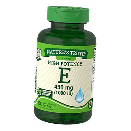 

Nature's Truth High Potency Vitamin E 450 60гелкапс (36509039)
