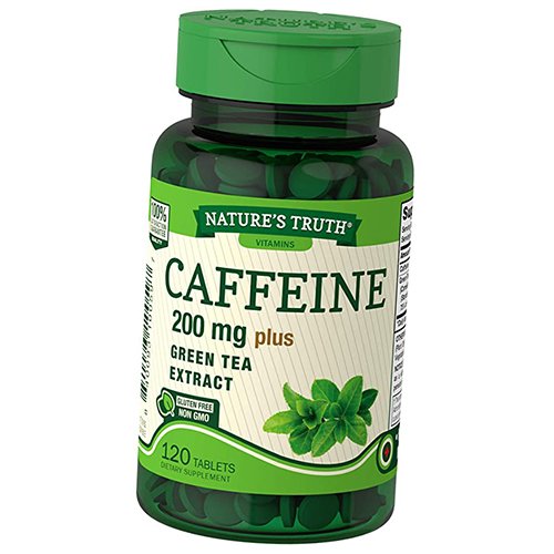 

Энергетик Nature's Truth Caffeine plus Green Tea extract 120таб (17509001)