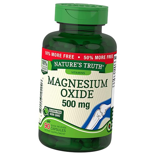 

Nature's Truth Magnesium Oxide 500 90капс (Magnesium Oxide)
