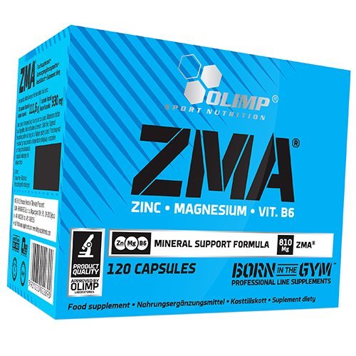 

ЗМА, Цинк Магний Б6, ZMA, Olimp Nutrition 120капс (08283005)