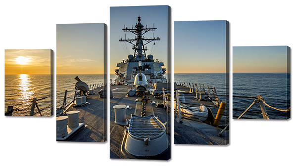 

Модульная картина Interno Эко кожа Корабль 158х90см (А752XL)