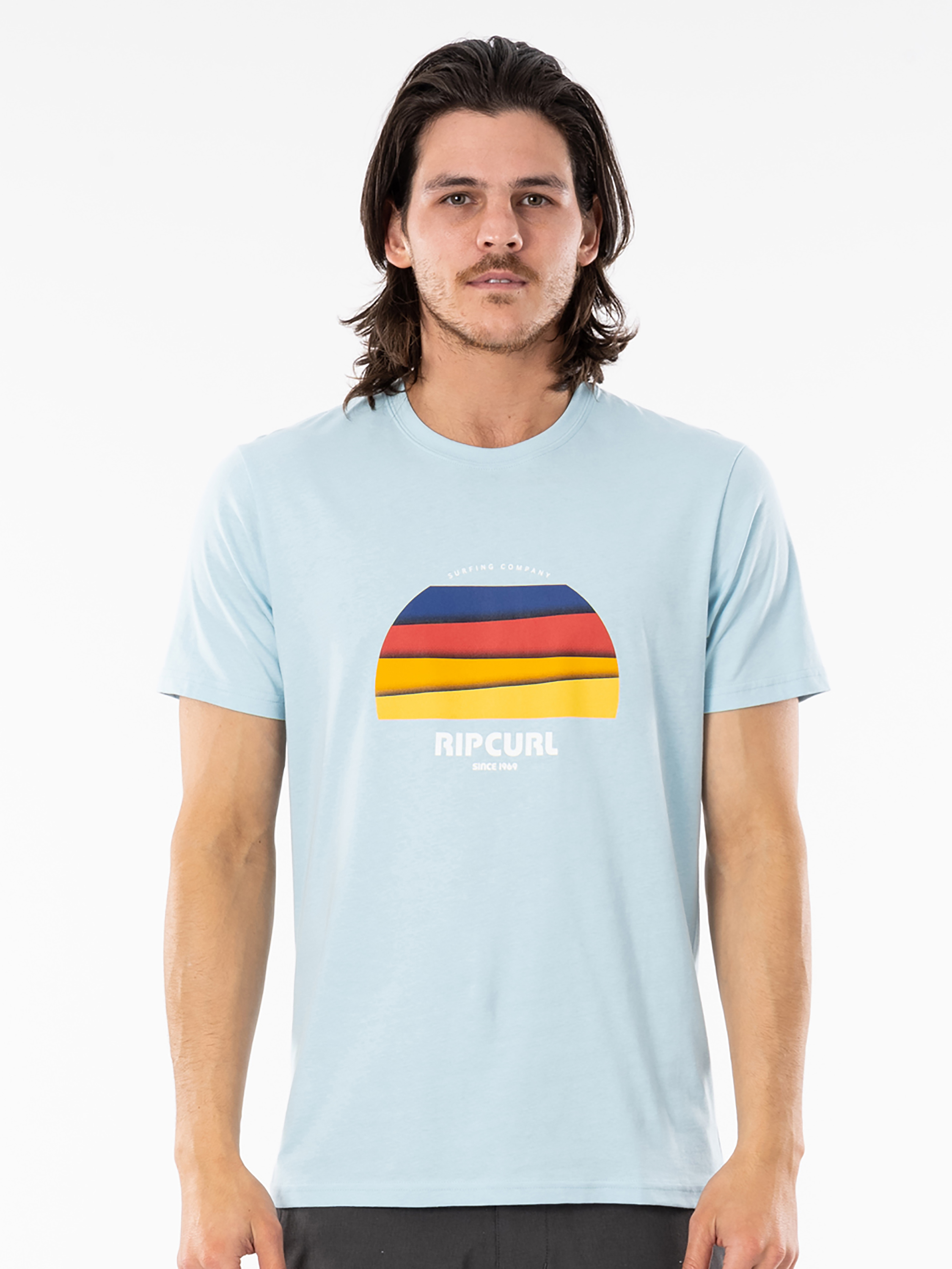 

Футболка Rip Curl Surf Revival Hey Muma Tee CTERP9-1080 S Светло-синяя