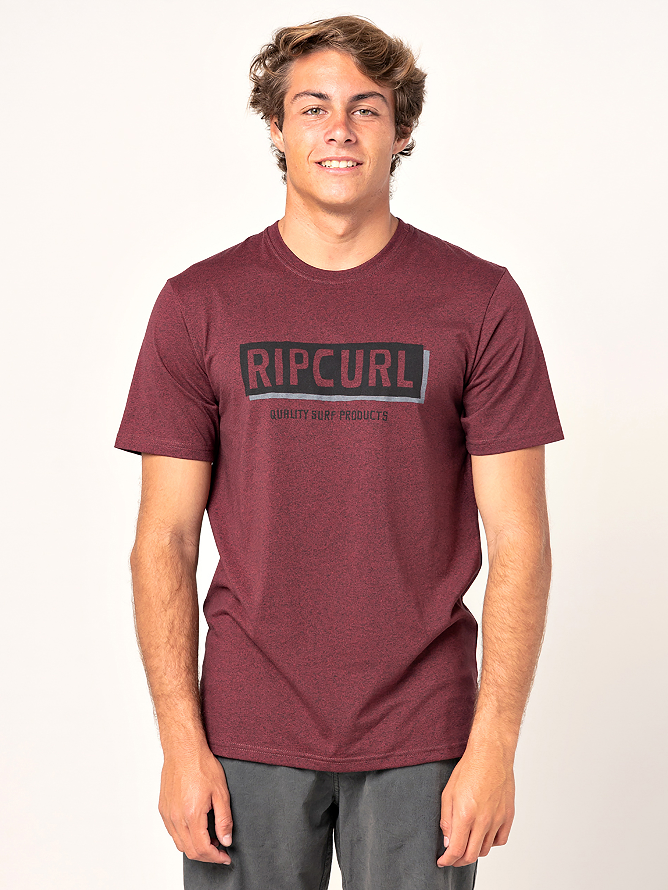 

Футболка Rip Curl Boxed Tee CTERK9-8955 S Бордовая