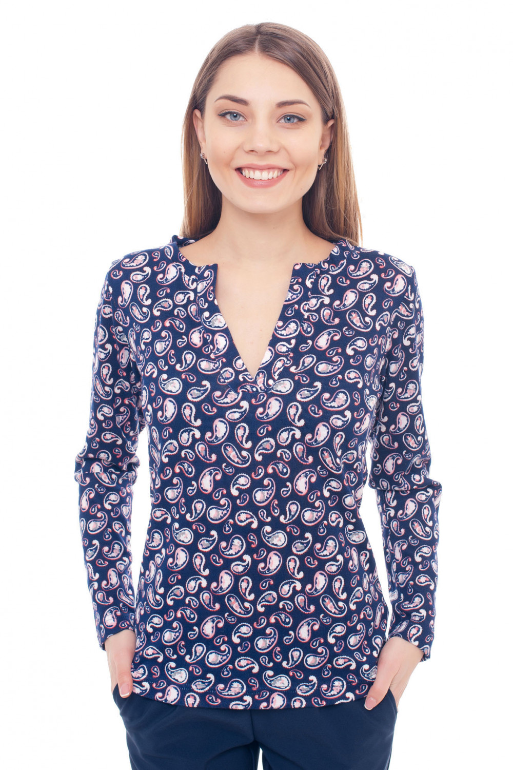

Кофта LadyLike 146973463 36 синяя