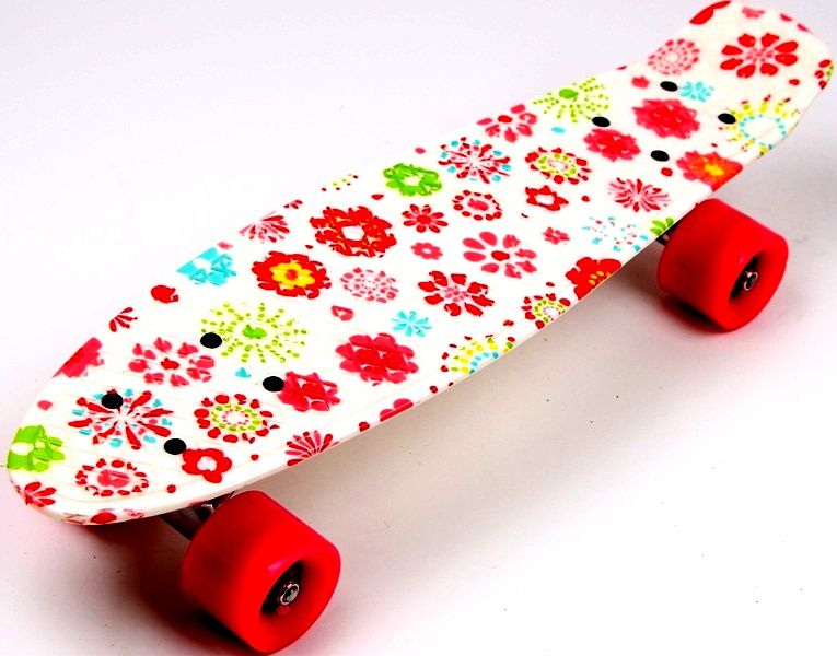 

Скейт Penny Board "White Flowers"