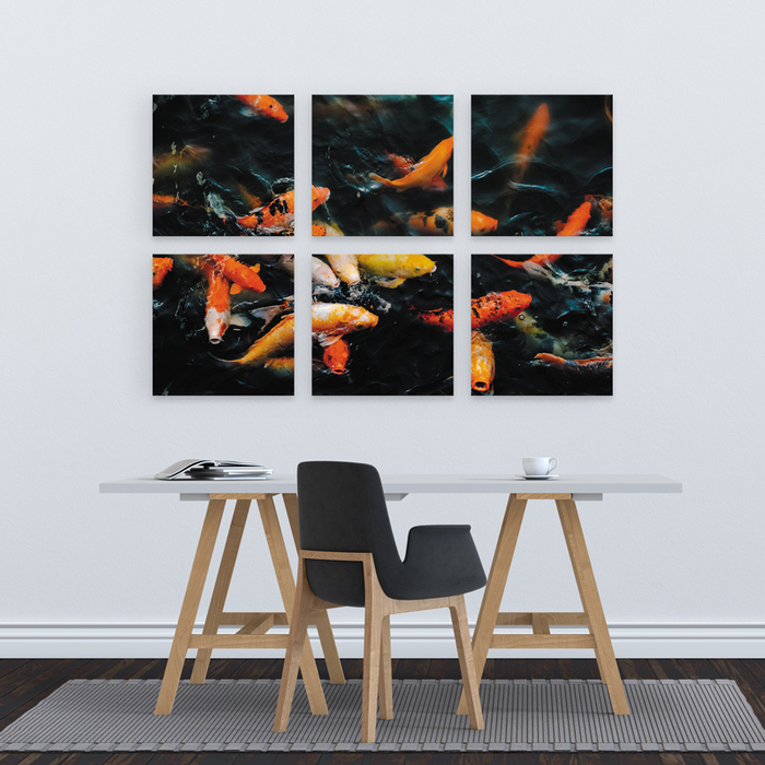 

Модульная картина GUS "Карп Кои #8" 130x85 см (XD004 - Модульные картины)