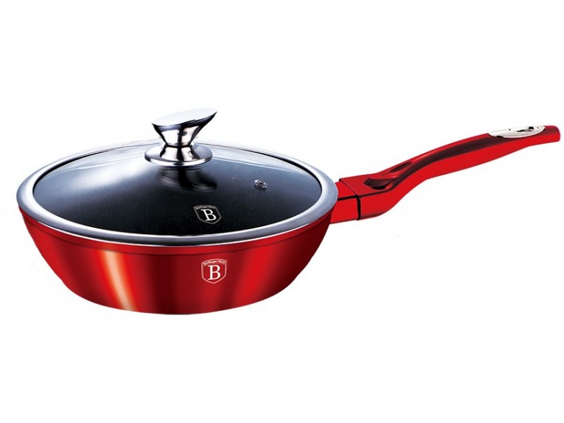 

Сковорідка Berlinger Haus Burgundy Metallic Line 24х4,5см з кришкою (BH-1259N)