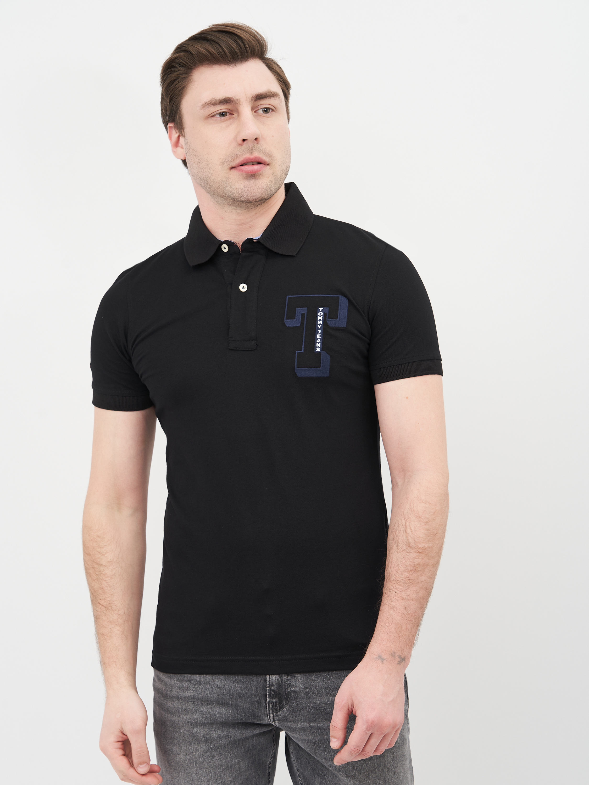

Поло Tommy Jeans 10675.1  (52) Черное, Поло Tommy Jeans 10675.1 2XL (52) Черное