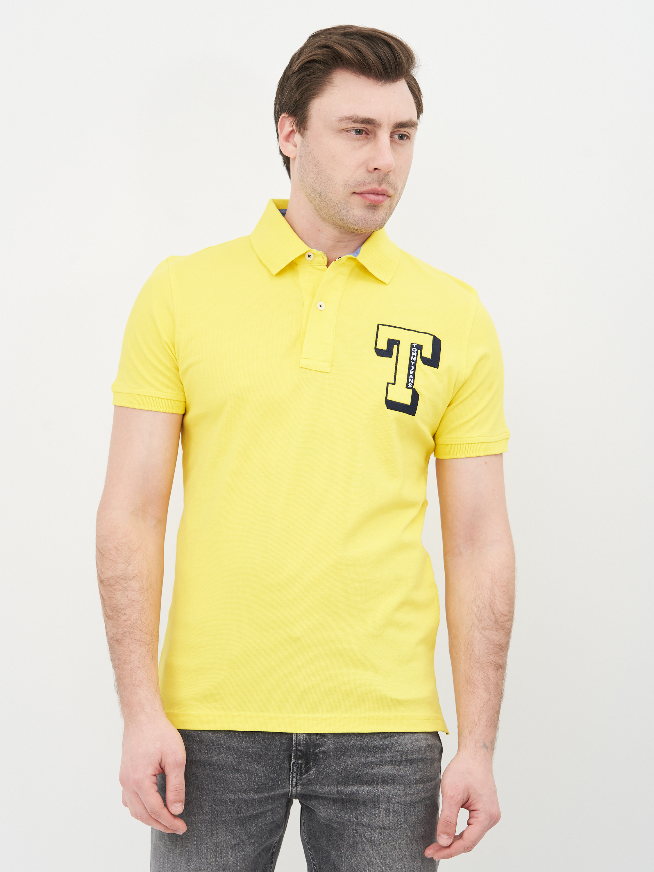 

Поло Tommy Jeans 10675.5  (48) Желтое, Поло Tommy Jeans 10675.5 L (48) Желтое