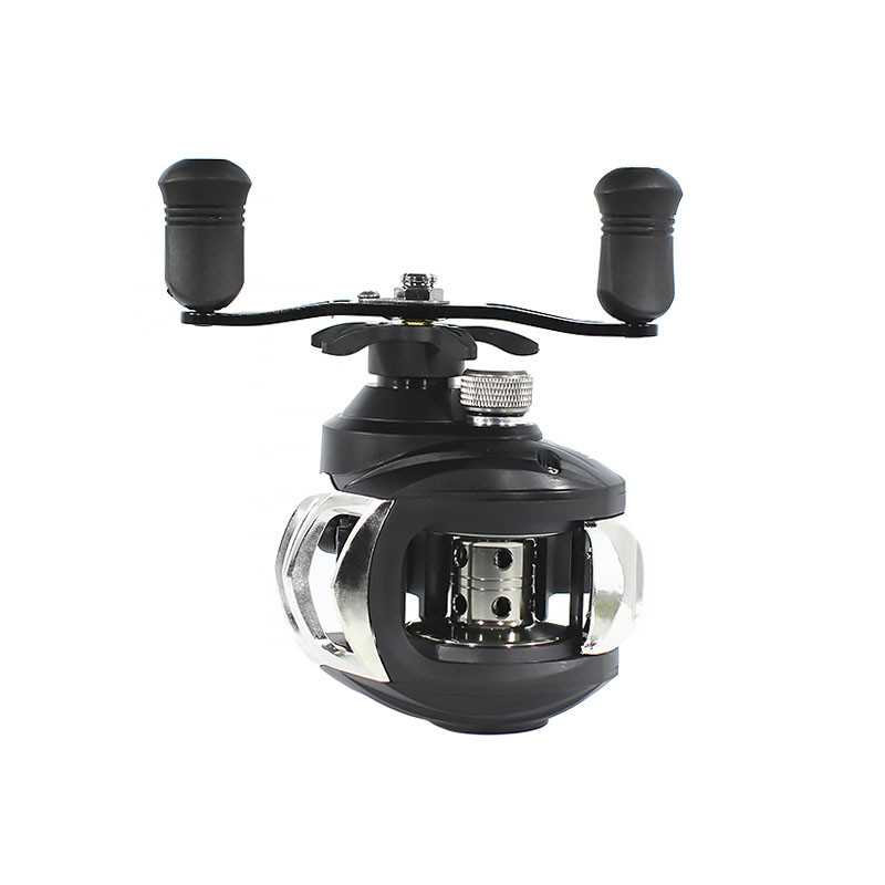 

Катушка мультипликаторная Yumoshi AK 200 Black-Silver Right для ловли рыбы правая рука