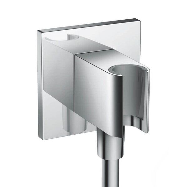 

Шланговое подключение HANSGROHE хром FIXFIT PORTER SQUARE 26486000