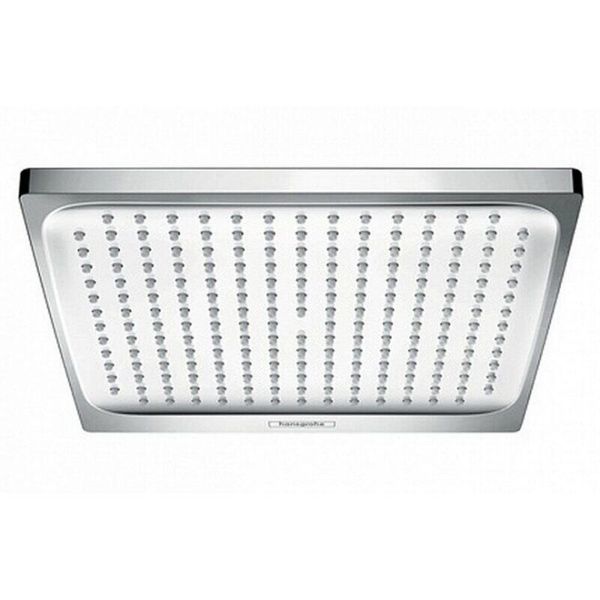 

Лейка для верхнего душа квадратная HANSGROHE хром CROMETTA 240x240 мм 26726000