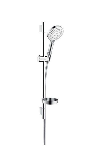 

Набор для душа (шланг, ручная лейка и штанга с держателем) HANSGROHE хром RAINDANCE SELECT 26630400