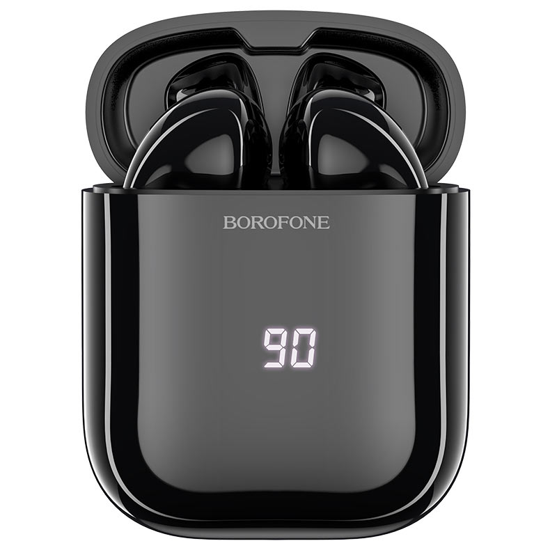 

Бездроові навушники Borofone Sabia TWS Black Bluetooth Black (BE37B)