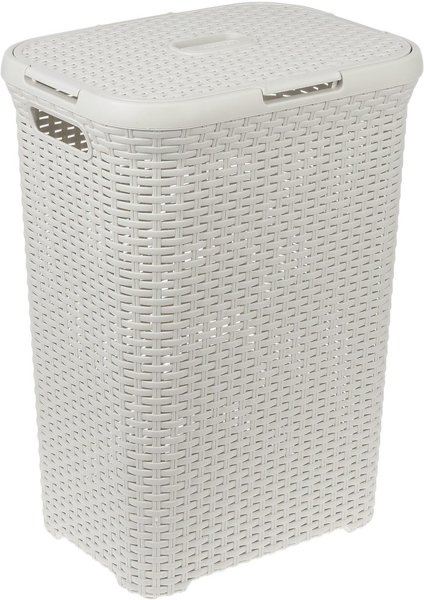 

Корзина для белья Curver Natural Style 60 л кремовая