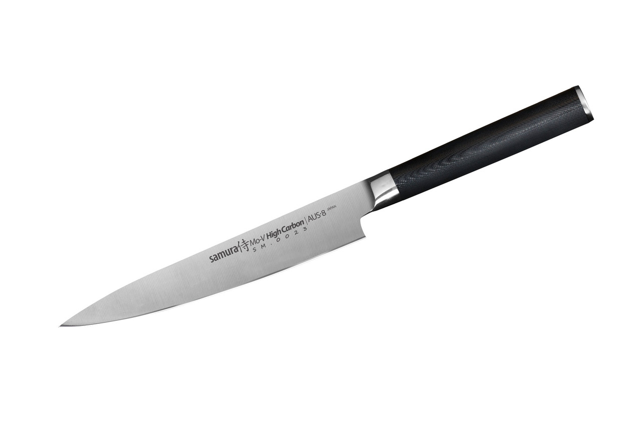 

Кухонный нож Samura Mo-V универсальный 150 мм Black (SM-0023)