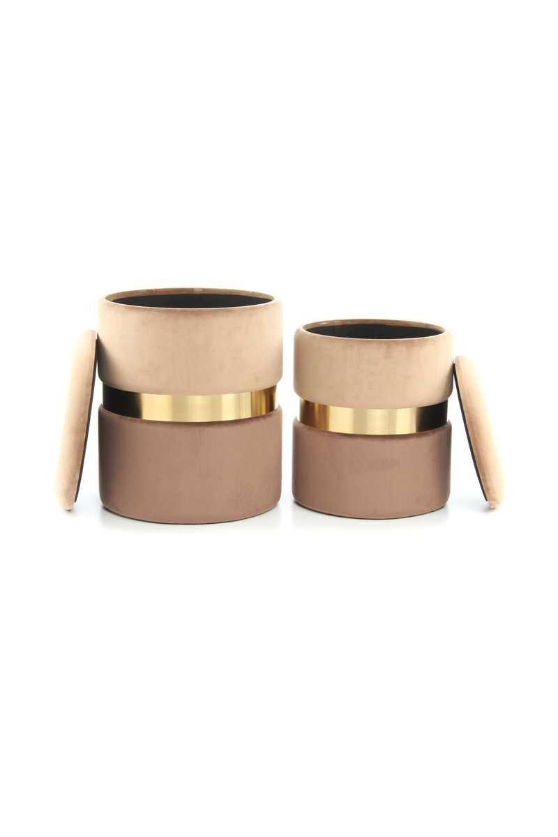 

Набор из 2 пуфов Kayoom Derby T125/2 Beige/Brown