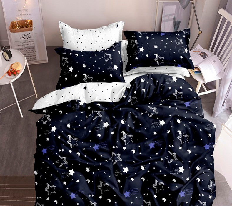 

Пододеяльник MirSon Бязь Premium 17-0446 Cosmic Star 110 x 140 см