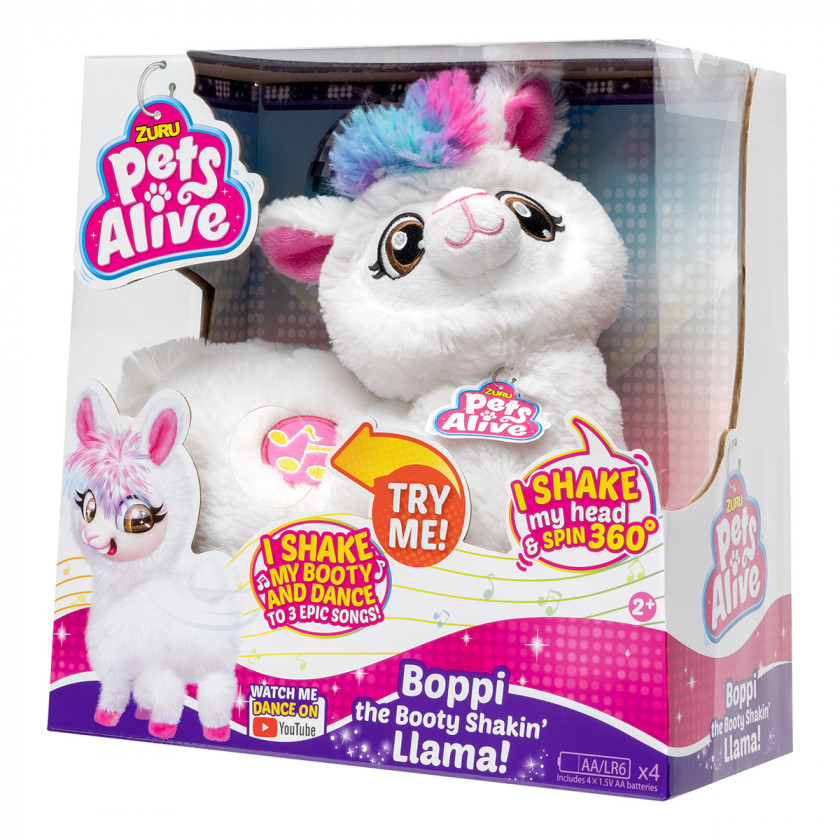 

Мягкая игрушка Pets & Robo Alive Танцующая лама