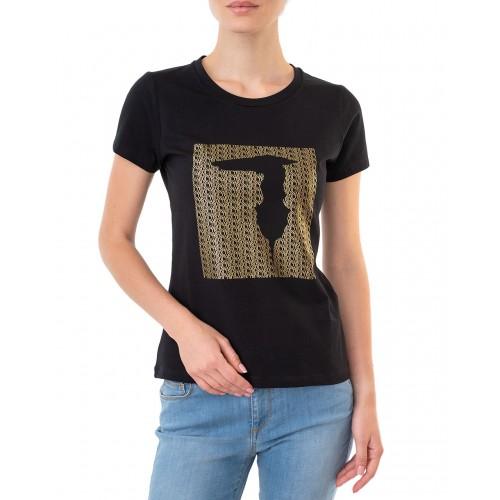 

Футболка Trussardi 56T00363 1T003608 K299 L Чорна