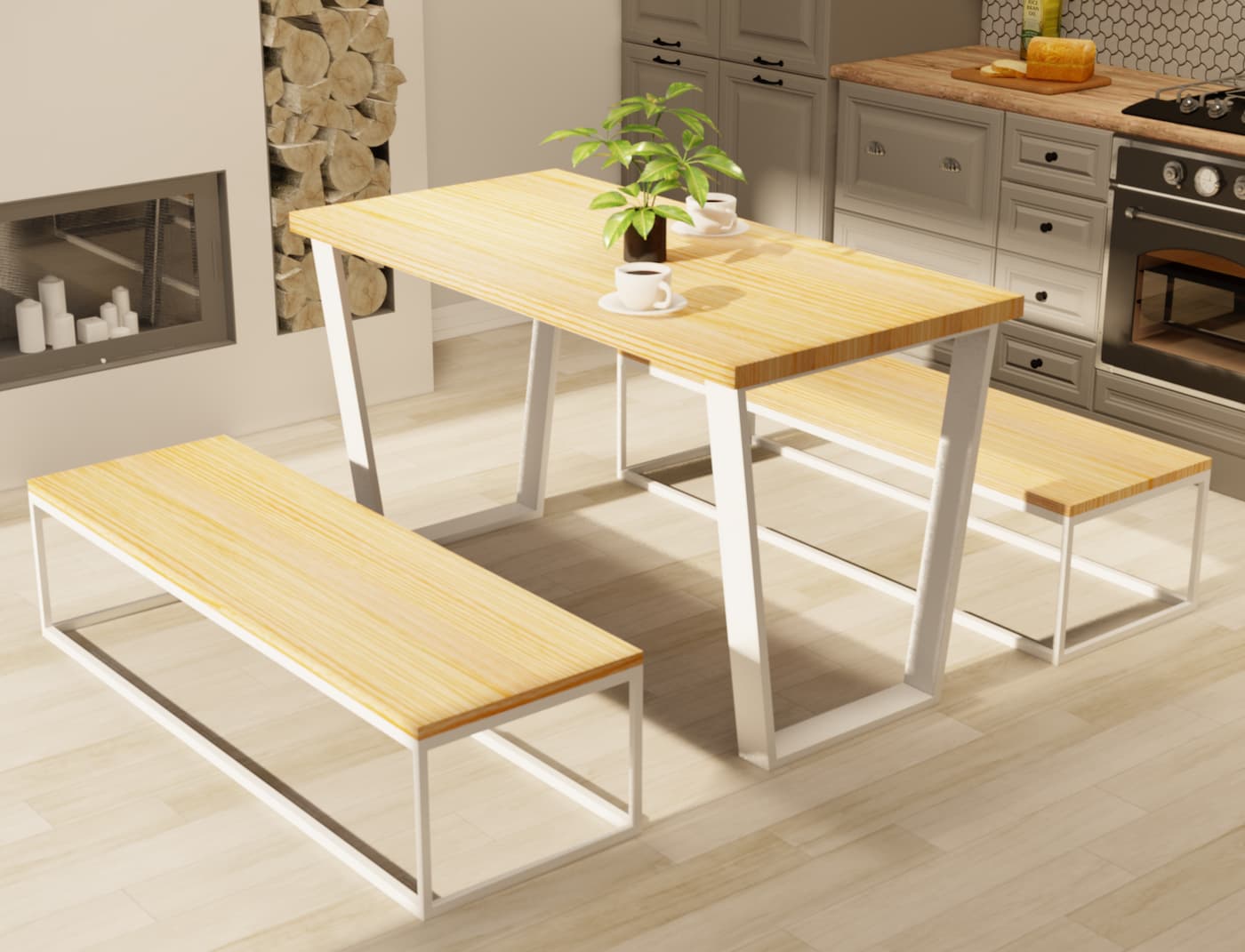 

обеденный стол Mister Loft Атланта BL9016075