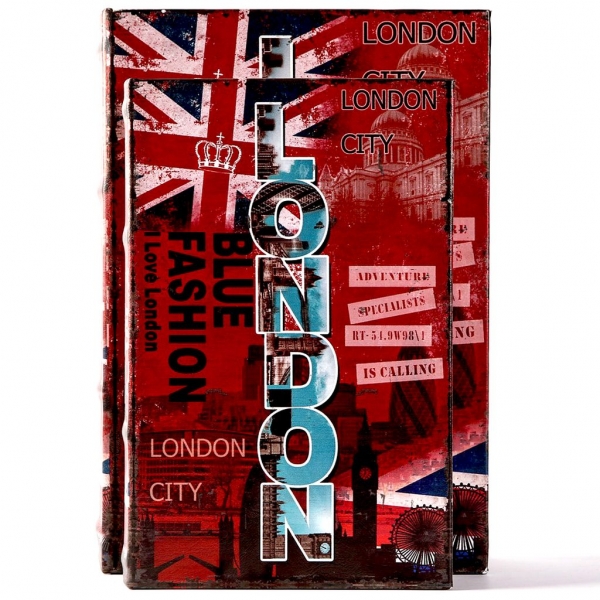 

Набор шкатулок-книг London 2 шт KSH-PU1679 Decos