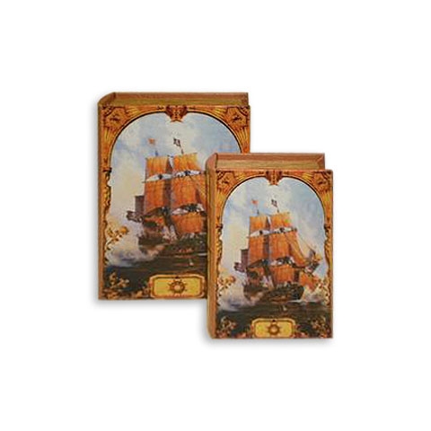 

Набор книг-шкатулок Корабль 2 шт C-1012 Decos