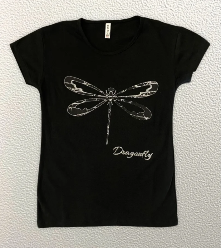 

Жіноча Футболка HAZARD Стрикоза чорна 211154 (M (46))