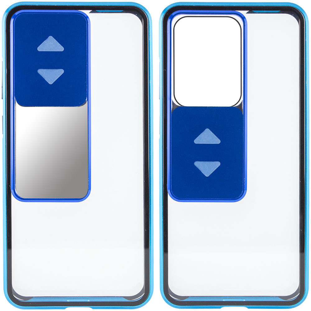 

Чехол Epik Camshield 360 Metall+Glass со шторкой для камеры для Samsung Galaxy S20 Ultra Синий