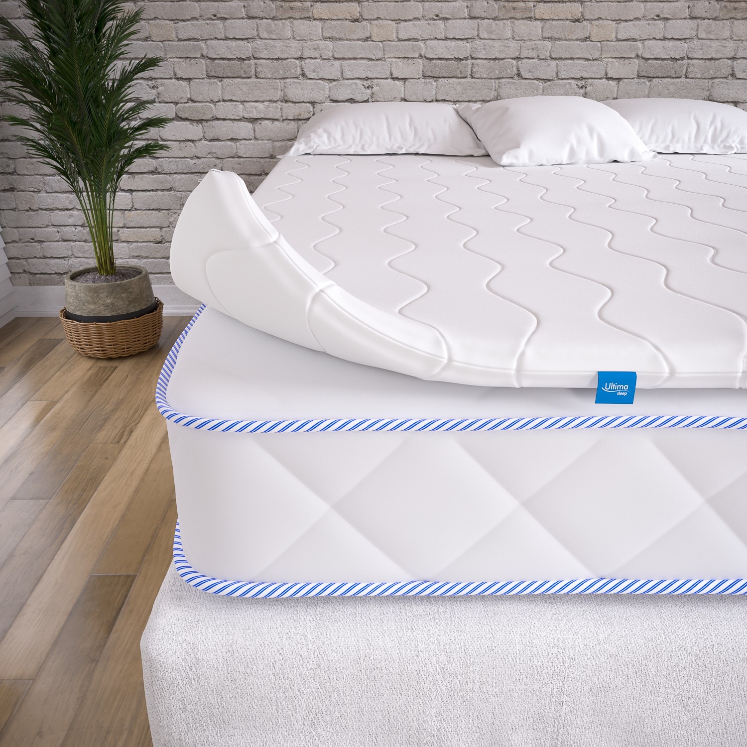 

Тонкий топпер-матрас Ultima sleep V Foam 160х200