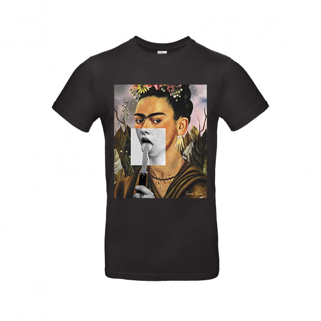 

Футболка Dali's Mustache clothes с принтом Фрида Кало Женская Чёрная S