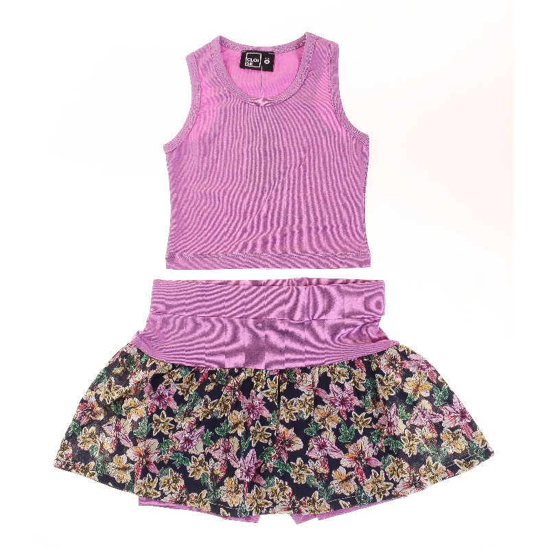 

Топ + Шорты для девочки CLOISE CLO214001 146 см лиловый (484561)