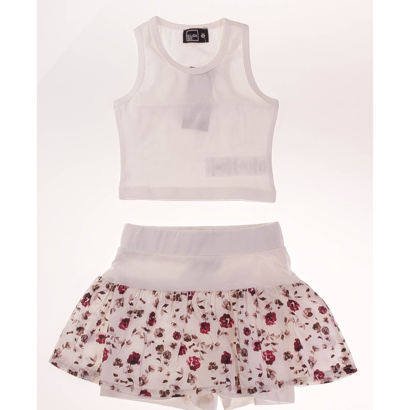 

Топ + Шорты для девочки CLOISE CLO214001 134 см кремовый (484439)