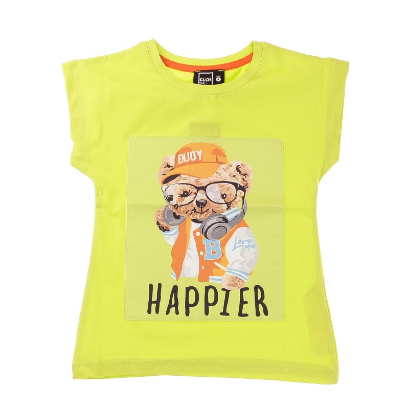 

Футболка для девочки CLOISE CLO134001 98 см салатовый (484417)