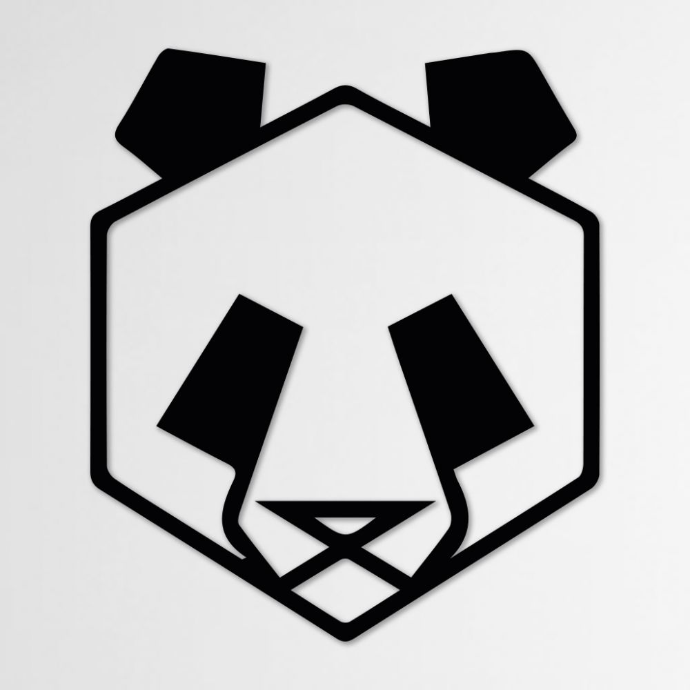 

Объемная картина-панно из дерева на стену 80х93 см IdeaClock Simply panda