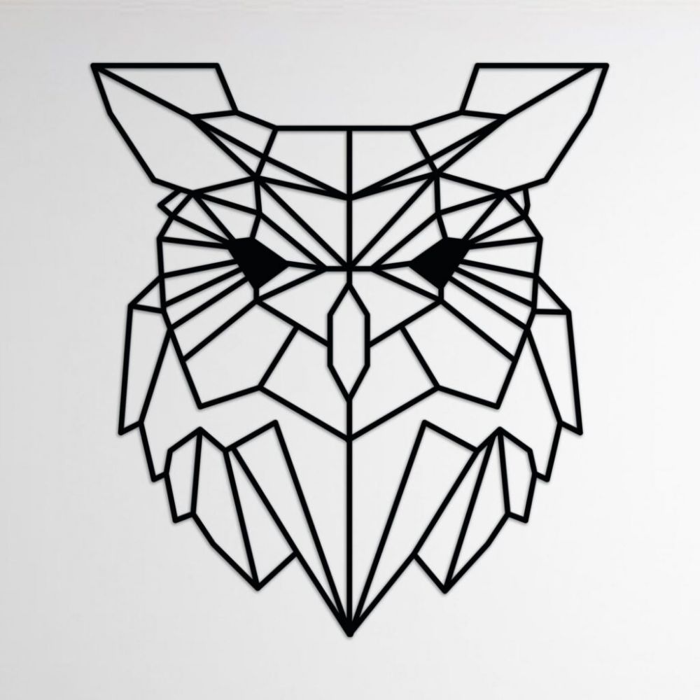 

Объемная картина-панно из дерева на стену 75х83 см IdeaClock Сова