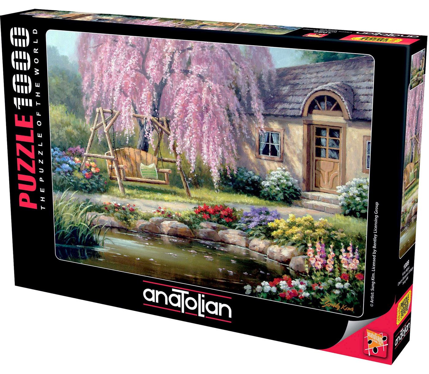 

Пазлы 1000 элементов Коттедж Cherry Blossom 1089 Anatolian