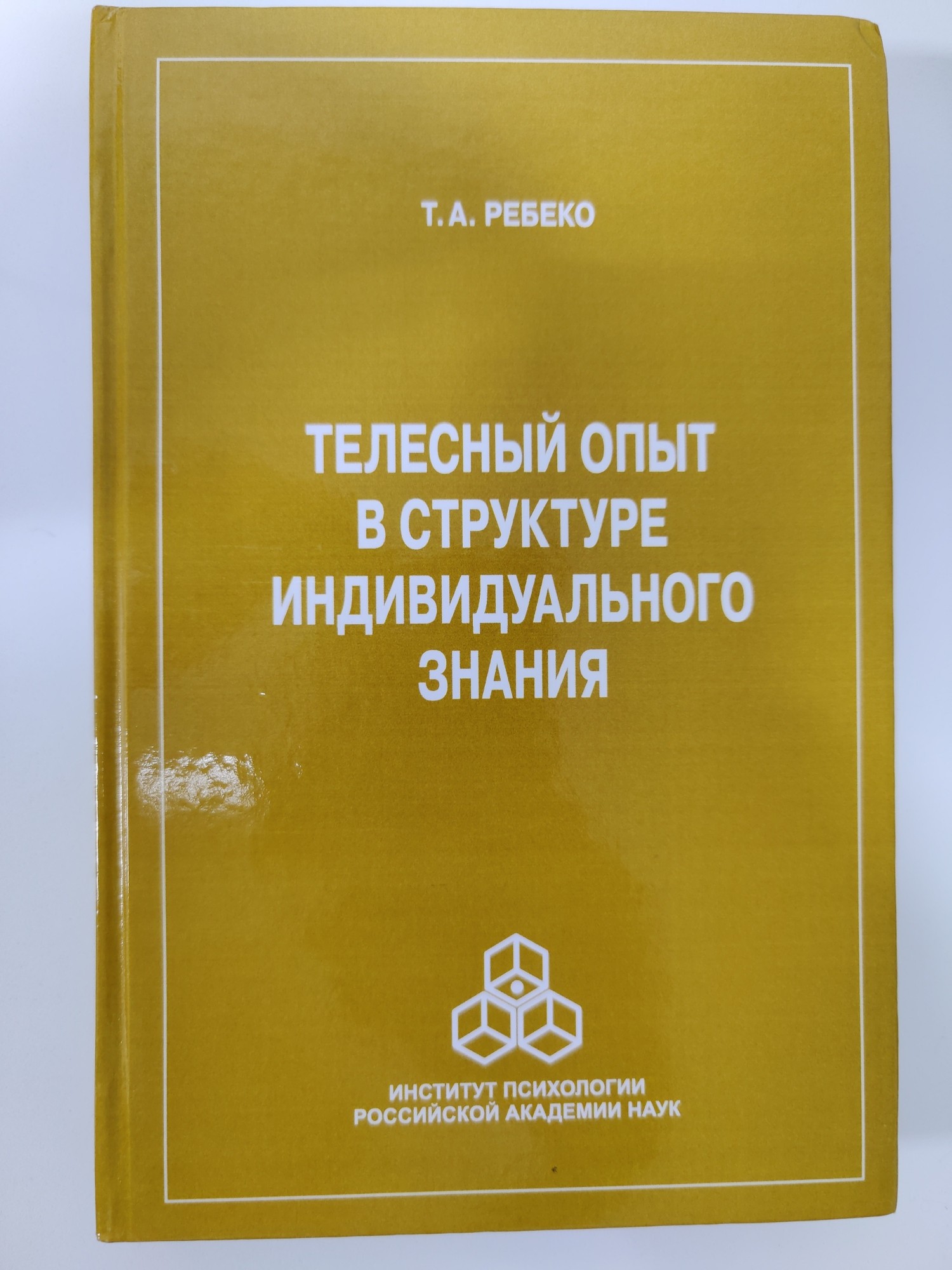 

Телесный опыт в структуре индивидуального знания 978-5-9270-0300-6